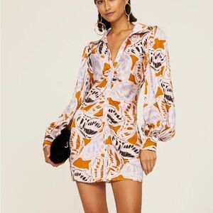 For Love and Lemons Esmeralda Mini Dress